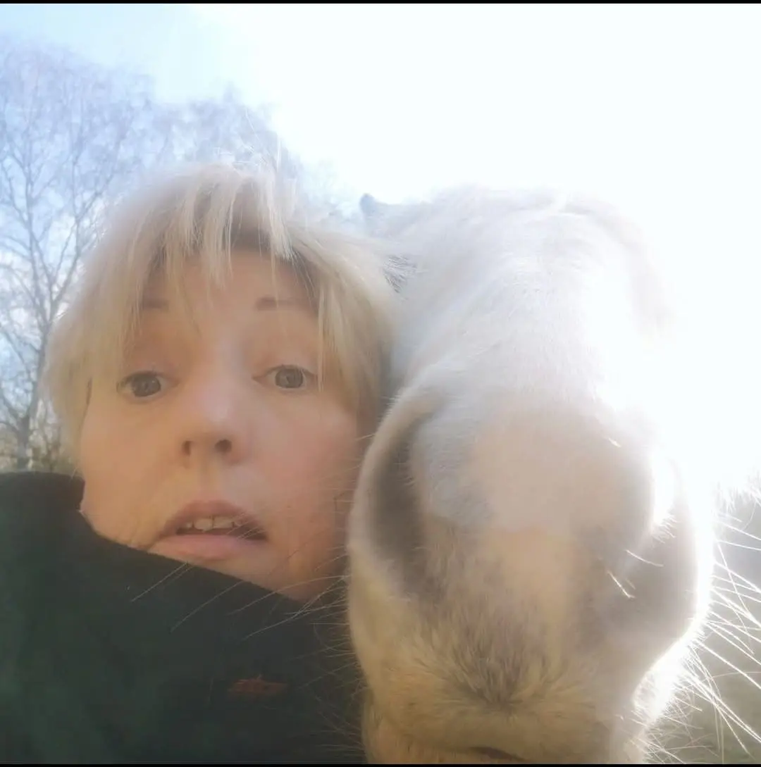 Edwina with her horse Willow